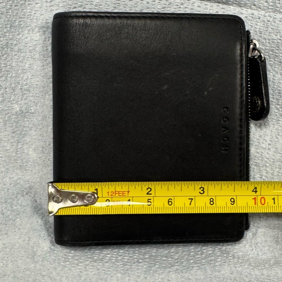 Coach Black Leather Bi-Fold Wallet - Picture 8 of 10